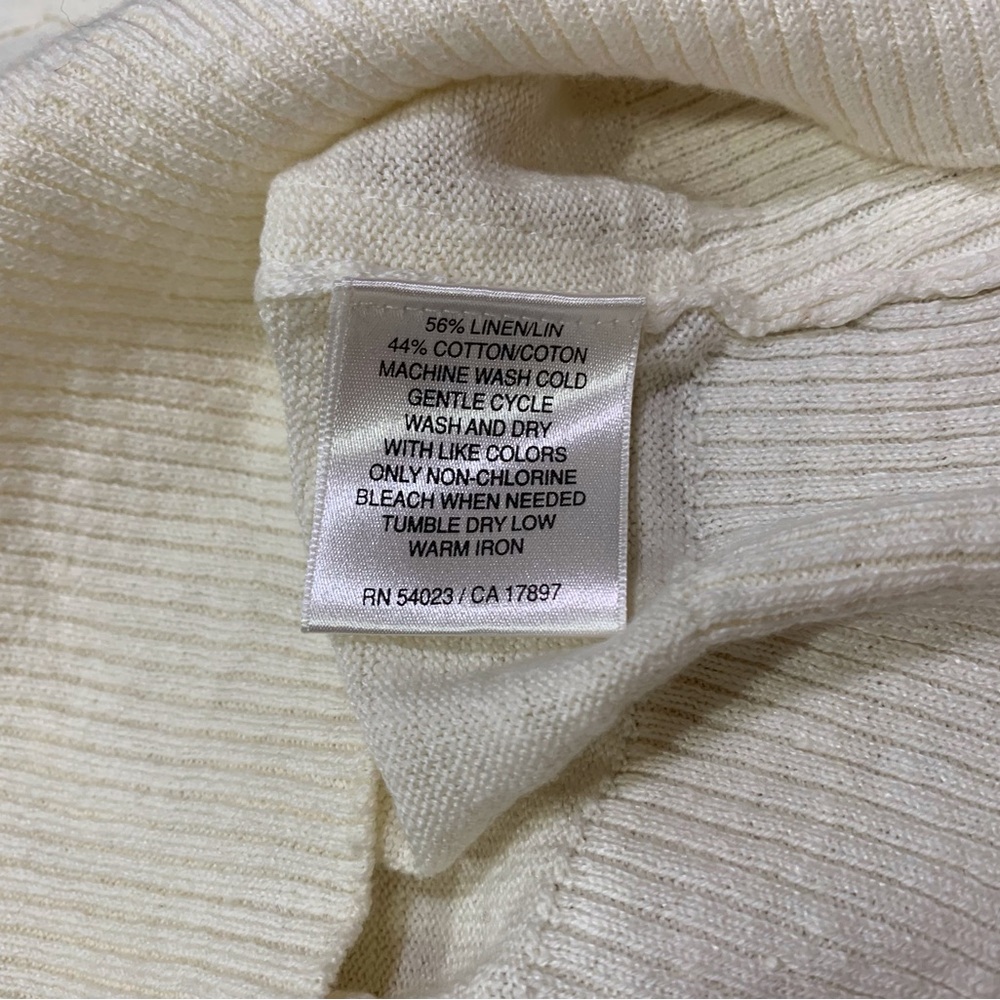 Old Navy Y2K Tank Top Size S Linen Cotton Deadstock Vintage NWT - Picture 5 of 7